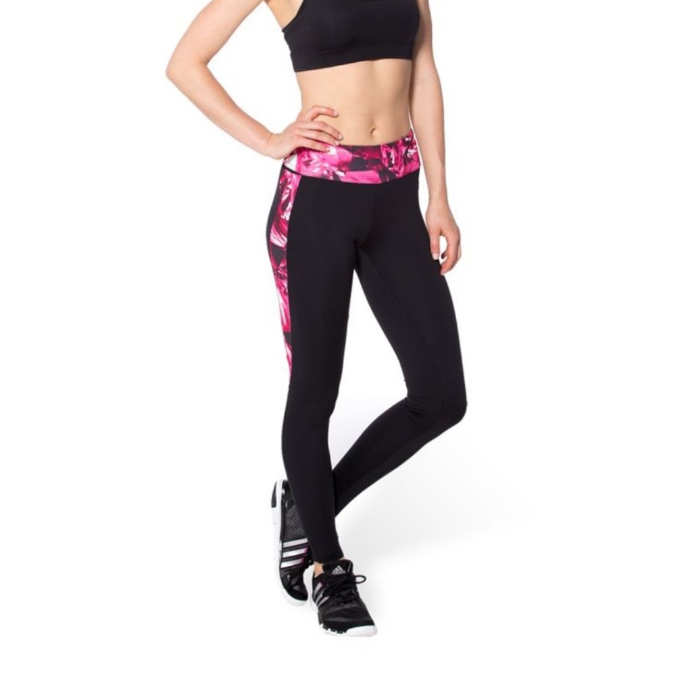Black milk pink work out legging